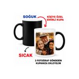 siverek reklam Kişiye Özel Fotoğraflı Sihirli Kupa Bardak - Renk Değiştiren Magic Mug
