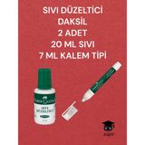 Sıvı Düzeltici Daksil 2 Adet 20 ml Sıvı 7 ml Kalem Tipi - Beyaz