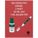 Sıvı Düzeltici Daksil 2 Adet 20 Ml Sıvı 7 Ml Kalem Tipi