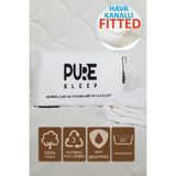 Sıvı Geçirmez Bebek ve Çocuk Yatak Alezi | Fitted Hava Alan Yan Duvarlı Alez Modelleri - Beyaz - 70 x 130 cm