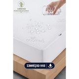 Sıvı Geçirmez Doğal Bambu Fitted Alez, Lüks Yatak Koruyucu - 1 x 10 m - 190 x 200 cm