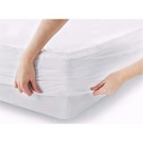 Sıvı Geçirmez Fitted Pamuk Yüzeyli Premium Bebek Alezi Hipoalerjenik Yatak Koruyucu - 60 x 120 cm - Beyaz