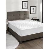 Sıvı Geçirmez Kapitone Alez Fitted 140X200 - Beyaz - 140 x 200 cm