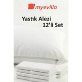 Sıvı Geçirmez Yastık Alezi 50X70 Cm – Su Geçirmez Yastık Koruyucu 6 Paket (12 Adet)