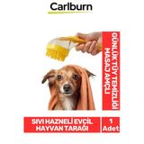 Sıvı Hazneli Şampuan Sabun Silikon Banyo Masaj Yapan Evcil Hayvan Kedi Köpek Tarağı