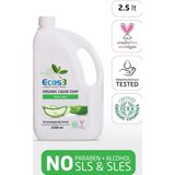 Sıvı Sabun, Organik & Vegan Sertifikalı, Ekolojik, Hipoalerjenik, Aloe Vera, 2500ml