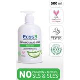 Sıvı Sabun, Organik & Vegan Sertifikalı, Ekolojik, Hipoalerjenik, Aloe Vera, 500ml
