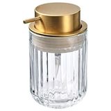 Sıvı Sabunluk, Cam-Altın Rengi, 350 ml