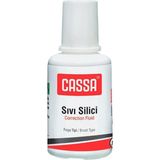 Sıvı Silici Daksil 1 Adet Cassa 18 ml Fırçalı Sıvı Düzeltici Daksil Yazı Düzeltici Okul Ofis Büro Fırça Uçlu Daksil - Beyaz - Standart