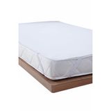Sıvı Su Geçirmez Alez, Pamuklu Köşe Lastikli Yatak Koruyucu,%80 Pamuk%20 Polyester, 30 Derece Yıkanabilir, Hipoalerjenik, Beyaz (90X190 Cm)