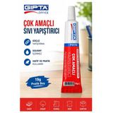 Sıvı Yapıştırıcı 19 Gr Tüp Gıpta Çok Amaçlı Kuvvetli Yapıştırıcı 1 Adet Okul Büro Yapıştırıcısı Kağıt Karton