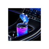SİVOR Nissan Qashqai Uyumlu LED Işıklı Kapaklı Araç Küllüğü Universal Bardaklık Uyumlu Küllük Otomobil İçi Aksesuar