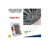 Sivri Mermi Tip Bijon Kapagi Krom Plastik Nikelaj Renk 17 Mm 20 Adet -