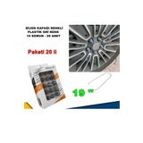 Sivri Mermi Tip Bijon Kapagi Plastik Gri Renk 19 Mm Bijon Uyumlu 20 Adet -