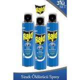 Sivrisinek ve Karasineklere Karşı Sinek Öldürücü Sprey 300 ml x 3 Adet