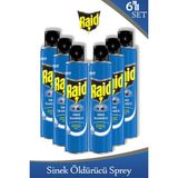 Sivrisinek ve Karasineklere Karşı Sinek Öldürücü Sprey 300 ml x 6 Adet