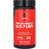 Six Star Pre-Workout N.o. Fury, 60 Caplets