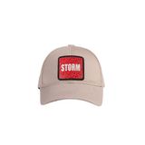 Six Storm Logolu Bej Beyzbol Şapka