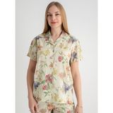 Sixteensixty Bej Kadın V Pijama Üst 403SIX-1110-058