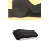 Siyah - 1.5Cm Paça Lastik Yassı Geniş 10Mt. (Timya/Go1395) 204491