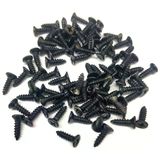 Siyah 1000 Adet Klips Vidası 2,2X6,5 Mm Yhb - Konik Başlı Kutu, Sandık, Ayak, Askı, Mini Vida