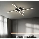 Siyah 105X105CM 3000K Işık, Kumandalı, LED Tavan Lambası,avize,modern Aydınlatma,dekoratif Işık