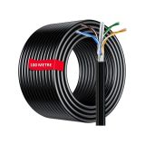 SİYAH 120 METRE CAT6 MODEM PC ARASI DIŞ ORTAM İNTERNET KABLOSU İSTEĞE BAĞLI BİNA DIŞI MODEM ARASI UÇ TAKILIR SİPARİŞTEN SONRA MESAJ ATIN