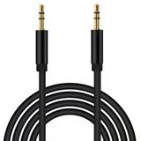 Siyah 3.5mm Stereo Ses Kablosu 1 Metre