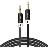 Siyah 3.5Mm Stereo Ses Kablosu, 2M Uzunluk