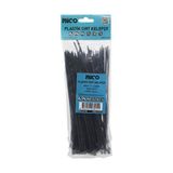SİYAH 3.6X200MM PLASTİK CIRT KELEPÇE 100PCS (2818)