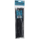 Siyah 3.6X300MM Plastik Cırt Kelepçe 100PCS (4887) Midastech
