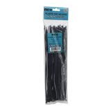 Siyah 3.6X300mm Plastik Cırt Kelepçe 100Pcs (5250)