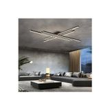 Siyah 3 Işık Rengi #3 Led Tavan Lambası,avize,modern Aydınlatma,dekoratif Işık