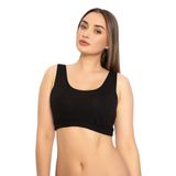 Siyah 3'lü Ekonomik Paket, Büyük Beden, Pamuklu, Likralı Battal Body Sütyen & Büstiyer, 110B, TYCOXBGK3N170663195721773-198IGP100873