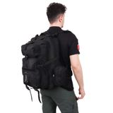 Siyah 42 Lt Taktik Outdoor Sırt Çantası,MOLLE Sistemli, Suya Dayanıklı, Çok Gözlü, Outdoor, Kamp, Avcılık, Günlük Kullanım, Erkek, Kadın