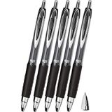 Siyah 5 Adet Uniball Signo 207 0.7 mm Roller Umn-207 Likit Mürekkepli Pilot Kalem Jel Kalem