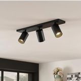 siyah 60cm uclu led avize led spot hareketli baslık panasonıc ampullu 2700k MYL003461