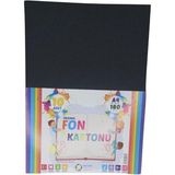 Siyah A4 Ebat Fon Kartonu 90 Gr. 10 Adet 12991450501
