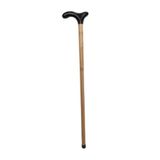 Siyah Ahşap Asa Desenli Saplı Baston 90cm