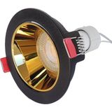 Siyah Altın Sıva Altı Spot Cob Led Armatür GU10 5W Beyaz Işık