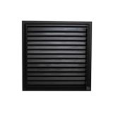 Siyah Alüminyum 50x50 cm Menfez Banyo Havalandırma Menfezi