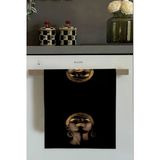 Siyah Arap Kızı Desenli Fırın Mutfak Havlusu 30X50cm