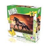 Siyah At 24X34 Cm. Puzzle/yap Boz 100 Parça Horses/atlar