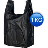 Siyah Atlet Market, Manav, Çöp Büyük Boy Poşet 1 kg
