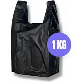 Siyah Atlet Market, Manav, Çöp Küçük Boy Poşet 1 kg
