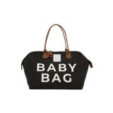 Siyah Baby Bag Baskılı Bebek Bakım Çantası M000002169