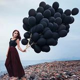 Siyah Balon 50 Adet