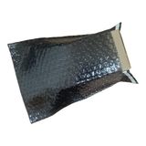 Siyah Bantlı Kapaklı Baloncuklu Torba, Balonlu Patpat Torba 15Cm(En)X20cm(Boy)+5Cm(Kapak) 25 Adet