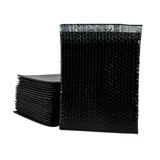 Siyah Bantlı Kapaklı Baloncuklu Torba, Balonlu Patpat Torba 20Cm(En)X25cm(Boy)+5Cm(Kapak) 100 Adet