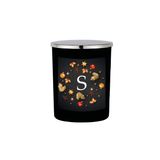 SİYAH BARDAK MUM HARFLİ KIŞ SERİSİ